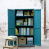 Armoire-couleur-Bleu-Sarcelle-Ranges-caseine